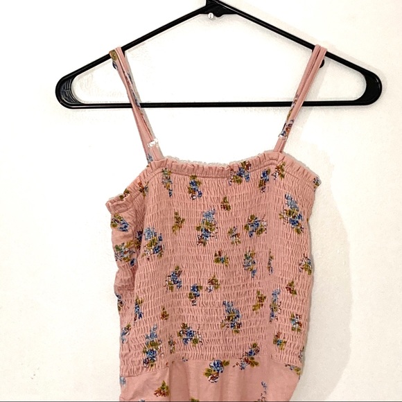 Out from Under Smocked Floral Bodysuit Small - Picture 9 of 9